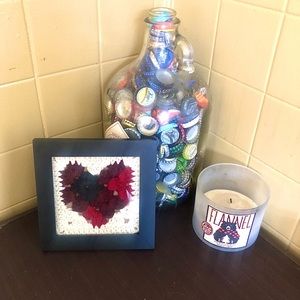 🖤 Crochet Framed Heart.